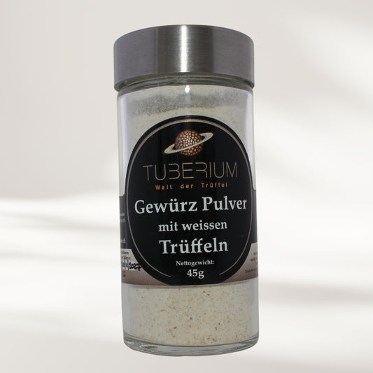 Gewürzpulver mit weissen Trüffeln