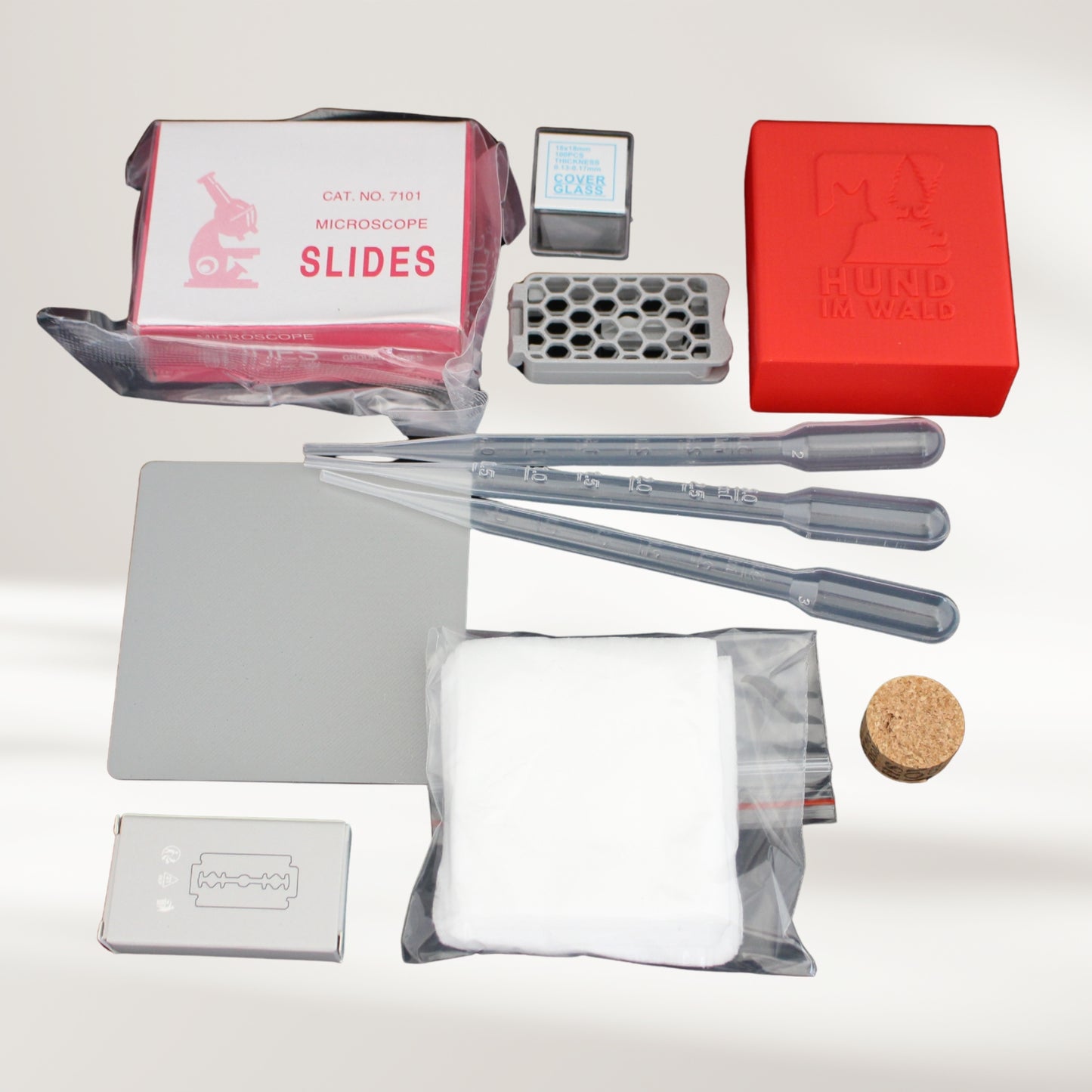 Zubehör-Box Mikroskopie