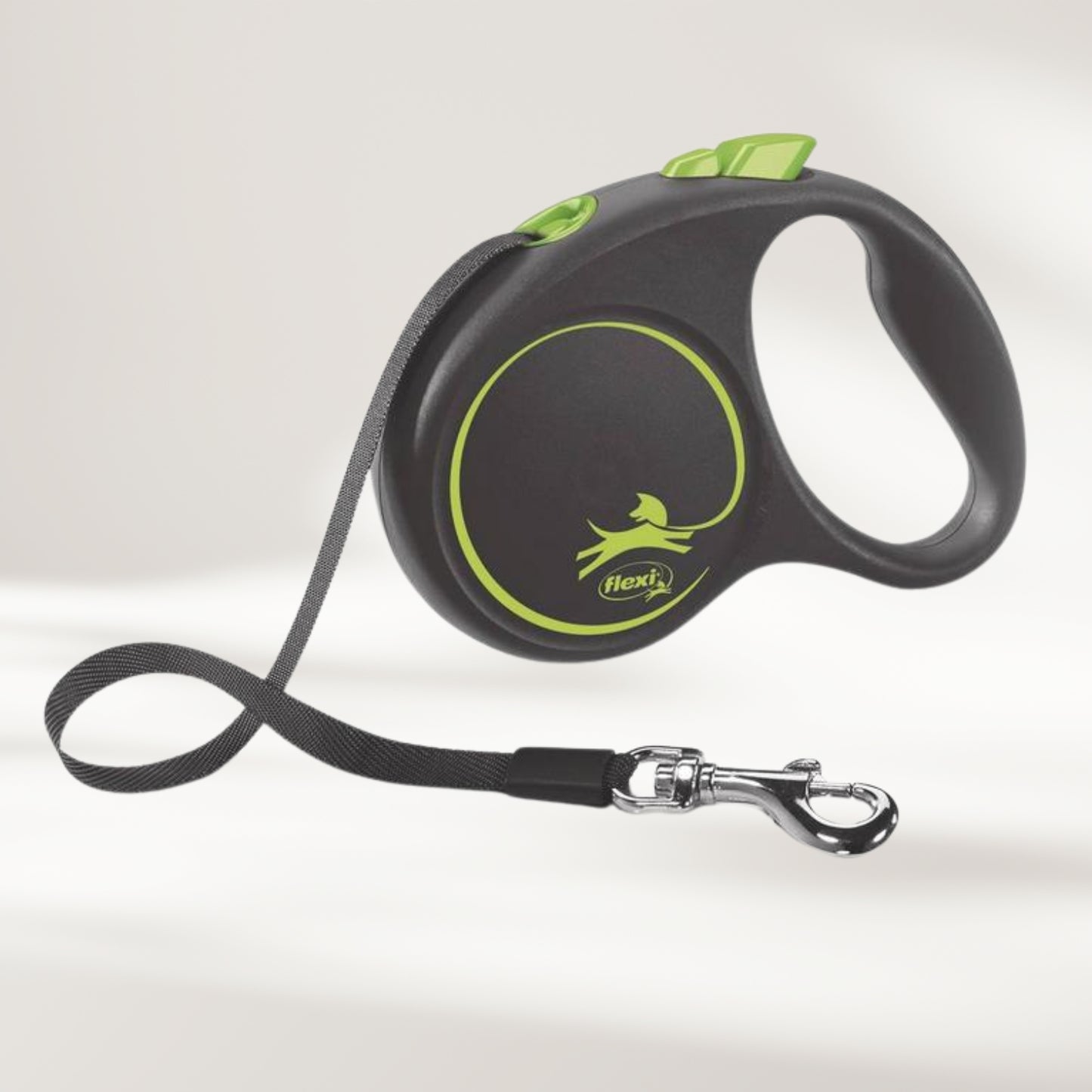 Rollleine Black Design Gurtband