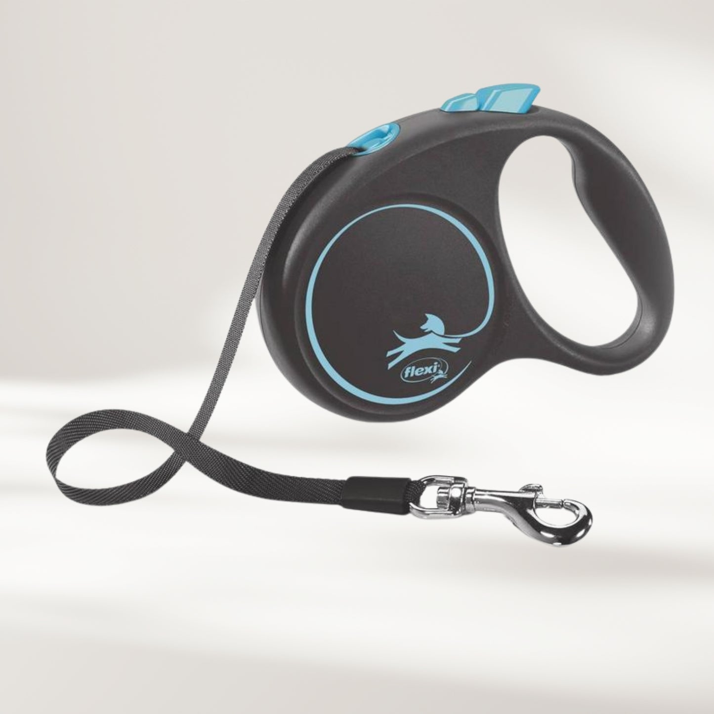 Rollleine Black Design Gurtband