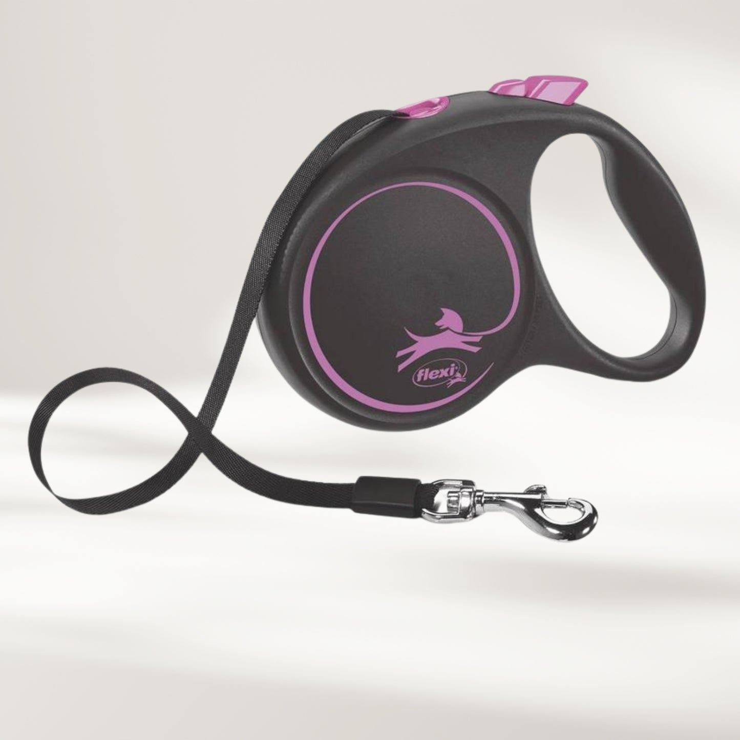Rollleine Black Design Gurtband