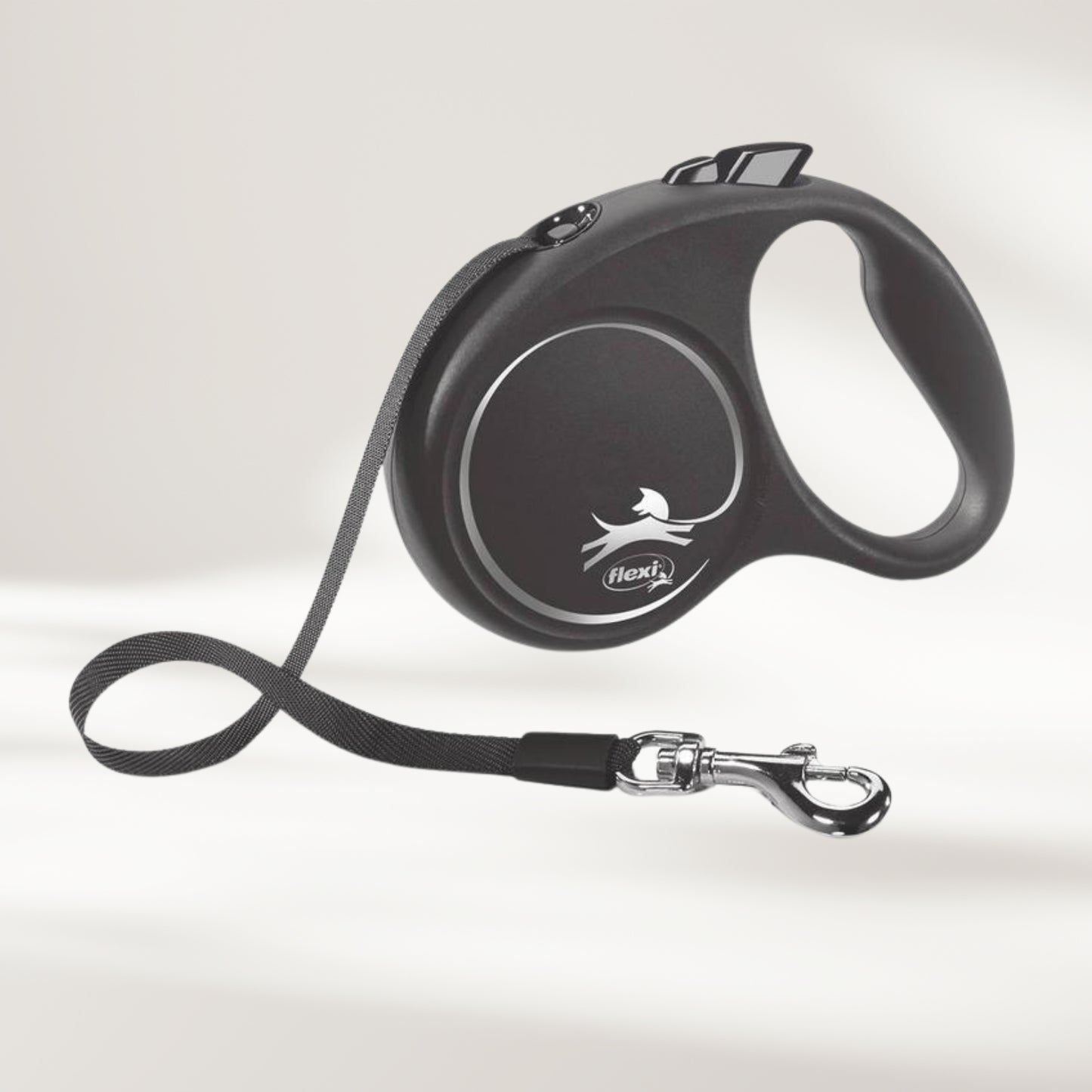 Rollleine Black Design Gurtband